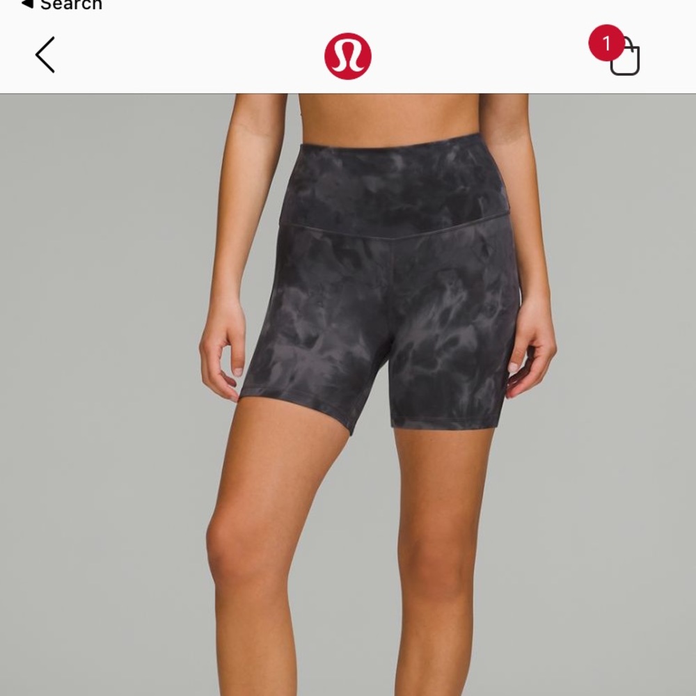 Lululemon dye shorts